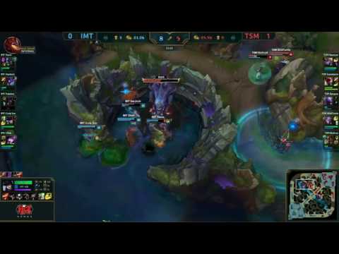 IMT Dardoch Khazix VS TSM Svenskeren Lee Sin Game 2 Highlights  - 2017 NA LCS Spring W1D3