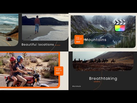 Wildlife Adventure Modular Template for Apple Motion & Final Cut Pro - MotionVFX