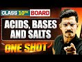 ACIDS BASES AND SALTS In 1 Shot FULL CHAPTER Theory PYQs Class 10 Boards