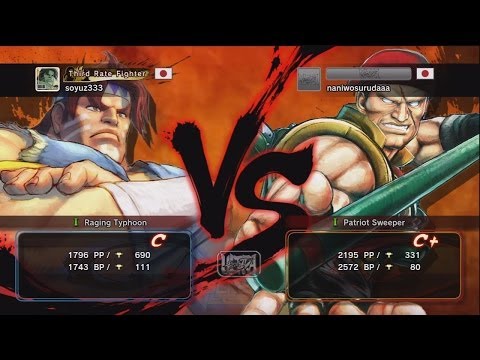 Soyuz (Hawk) vs Dogura (Rolento) - USF4 Match *1080p*