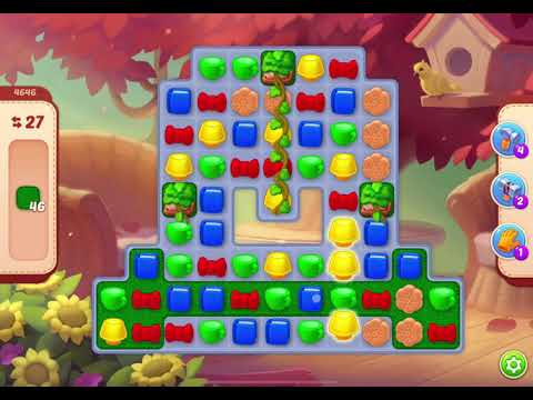 HomeScapes Level 4646 no boosters (33 moves)