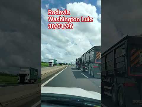 PASSANDO NA RODOVIA WASHINGTON LUÍZ,,, CORUMBATAÍ INTERIOR DE SÃO PAULO