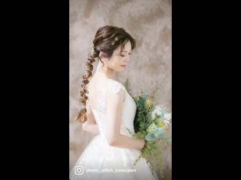 ショートヘアからラプンツェルヘアに変身するまで Photo Jellish 金沢店 フォトジェリッシュ 金沢店 石川県でフォトウェディング探すならphotorait