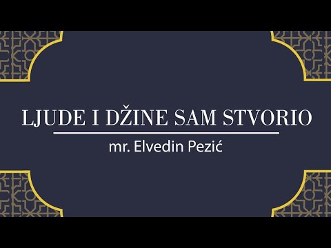 LJUDE I DŽINE SAM STVORIO  ᴴᴰ┇mr. Elvedin Pezić