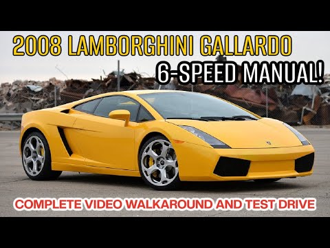 Ultra Rare 2008 Lamborghini Gallardo - Gated 6-Speed Manual - "Chris Drives Cars" with Chris Moran