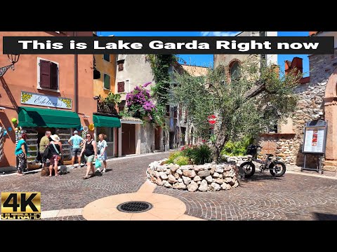 Discover Bardolino, Lake Garda Italy Walking Tour in 4k60 fps