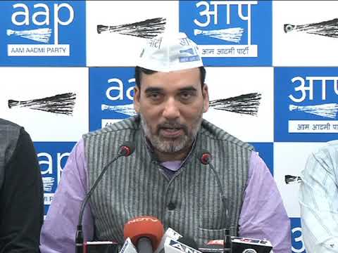 Aap Delhi Convenor Briefs media on AAP's Foundation Day