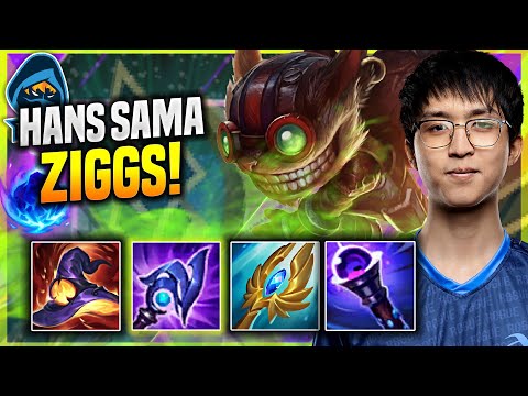 HANS SAMA IS INSANE WITH ZIGGS! - RGE Hans Sama Plays Ziggs ADC vs Aphelios! | Season 11