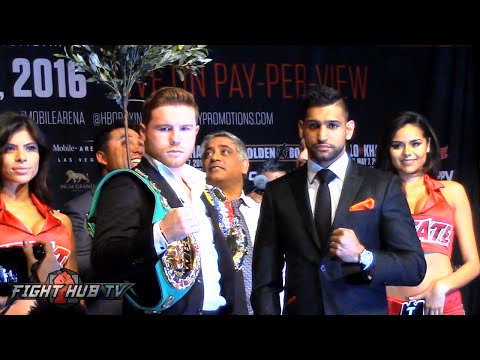 Canelo Alvarez vs. Amir Khan Full video- Complete New York Face Off Video