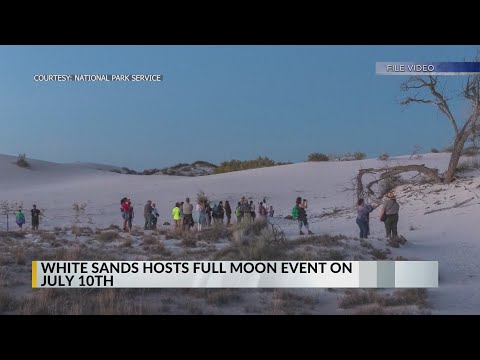 White Sands' second Full Moon Night of the year is happening this month
