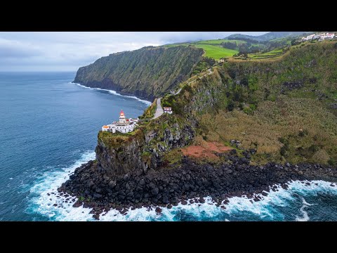 Farol do Arnel, Azores in 4K