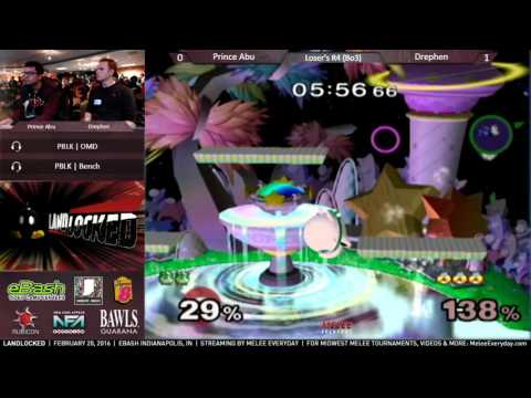 Landlocked - Prince Abu (Puff) vs. Drephen (Sheik) - Melee - Top 32, LR4