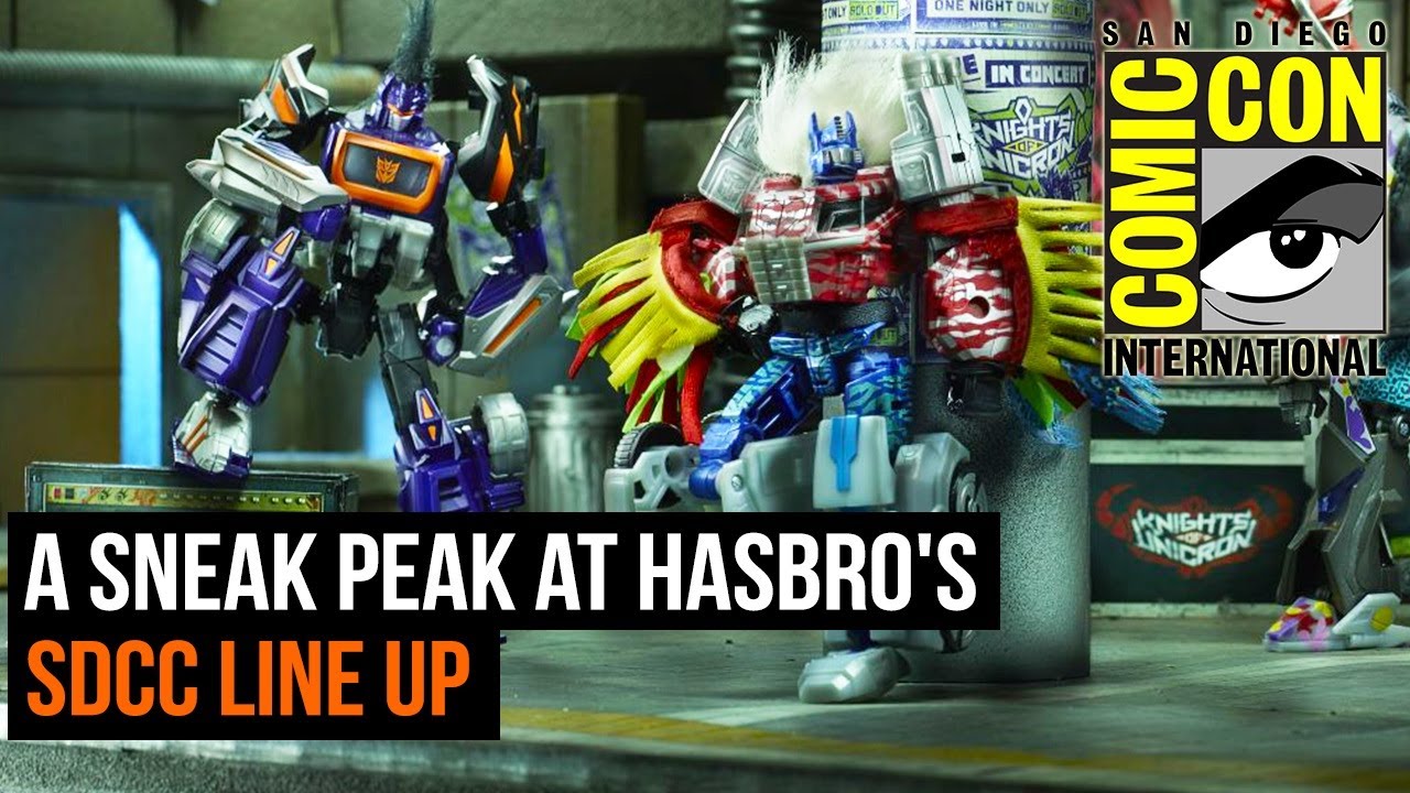 A Sneak Peak at Hasbro's SDCC Line up - YouTube
