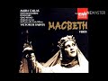 Verdi Macbeth: Nel di della vittoria... Vieni! t'affretta [Act |]. Maria Callas 1958.