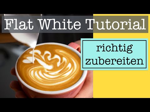 Flat White Zubereitung - Tutorial und Unterschiede Flat White vs Cappuccino
