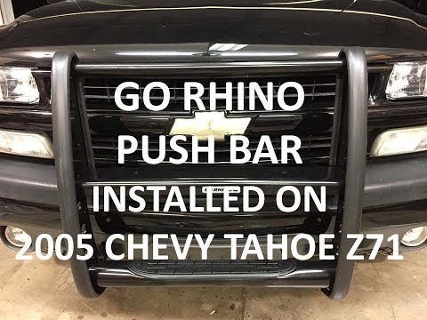 Go Rhino Push Bar 2005 Chevy Tahoe Z71