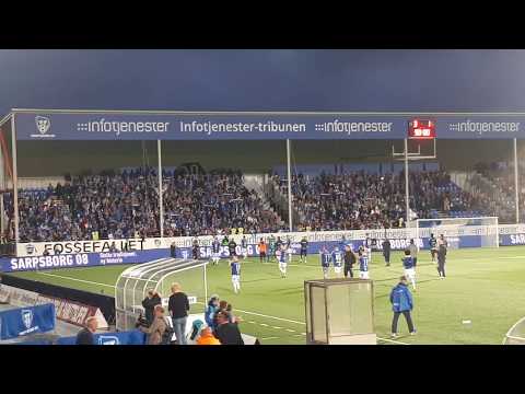 Sarpsborg 08-Maccabi Tel-Aviv 3-1 de siste minuttene av matchen og feiring av seieren