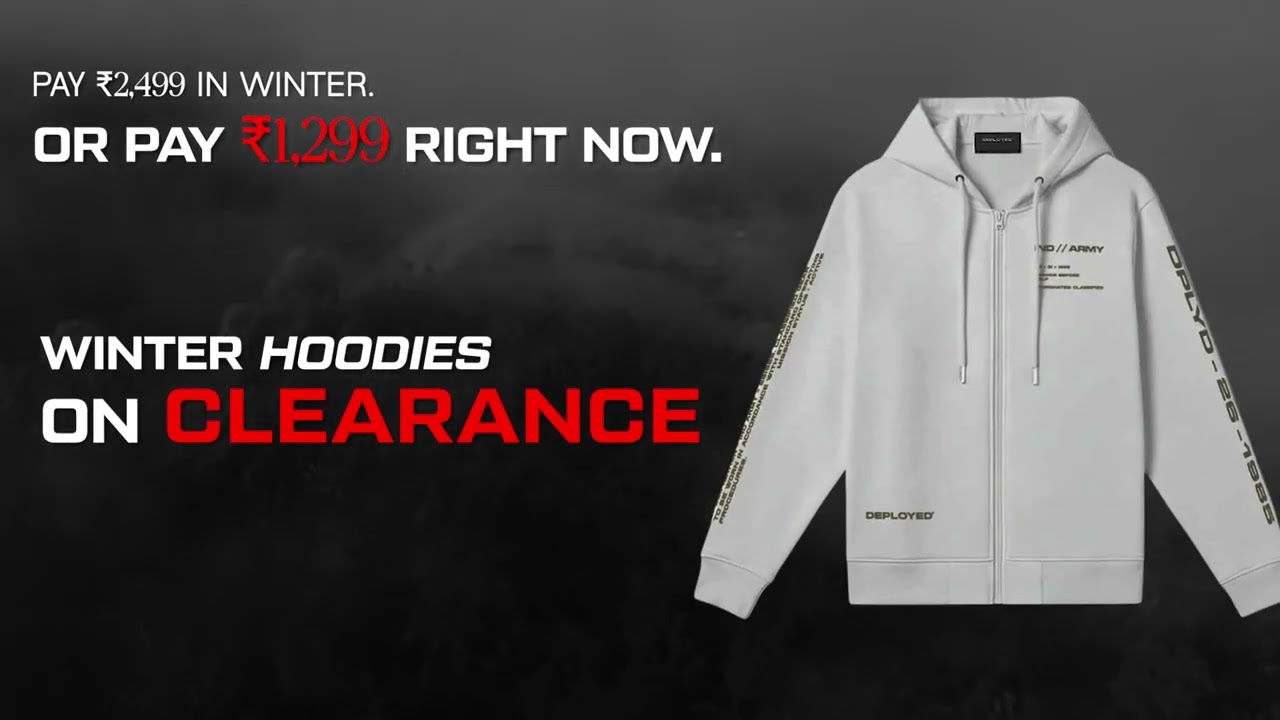 Winter Clearance Sale 2026 | Hoodies & Sweatshirts Up To 70% Off | Deployed