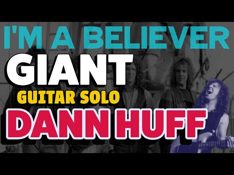 Dann Huff Guitar Solo / Video Demo - I'm A Believer by Giant