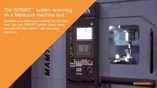 preview picture of video 'The SPRINT™ machine tool scanning system at the Matsuura UK open house'