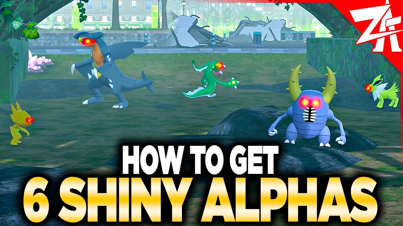 How to Get 6 Shiny Alpha Pokemon at ONCE! - YouTube