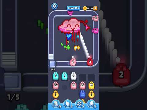 Pixel Flow Level 474 Walkthrough