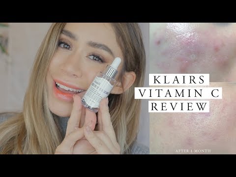 KLAIRS FRESHLY JUICED VITAMIN DROP REVIEW | Korean Vitamin C Serum