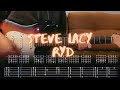 Ryd Steve Lacy Сover Guitar Tab Lesson Tutorial