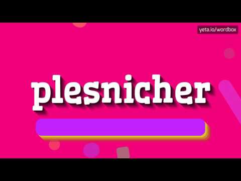PLESNICHER - HOW TO PRONOUNCE IT!?