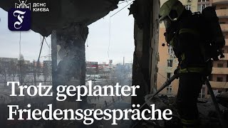 Schwere russische Luftangriffe treffen die Ukraine