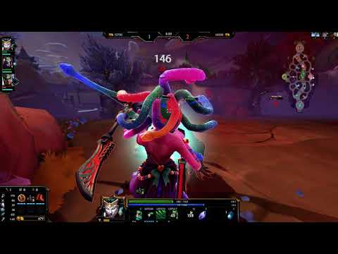 Smite playing Medusa in Joust