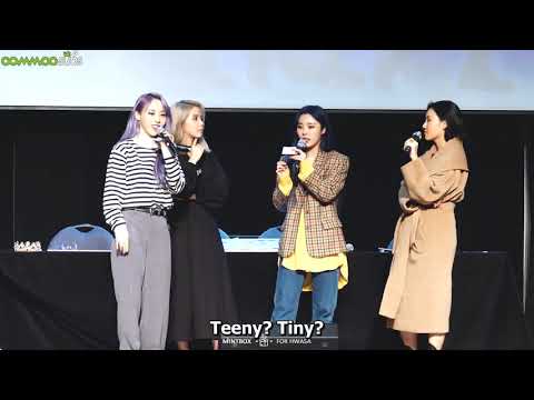 [ENG SUB] 191117 MAMAMOO 'Reality in BLACK' - Sangam Jayla Art Hall Fansign