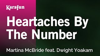 Karaoke Heartaches By The Number - Martina McBride *