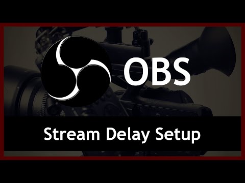 How to Set or Add Stream Delay in Open Broadcaster Software (OBS) Studio | Setup Guide