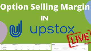 Live Option Selling Trade in Upstox | Margin requirement for Option Trading