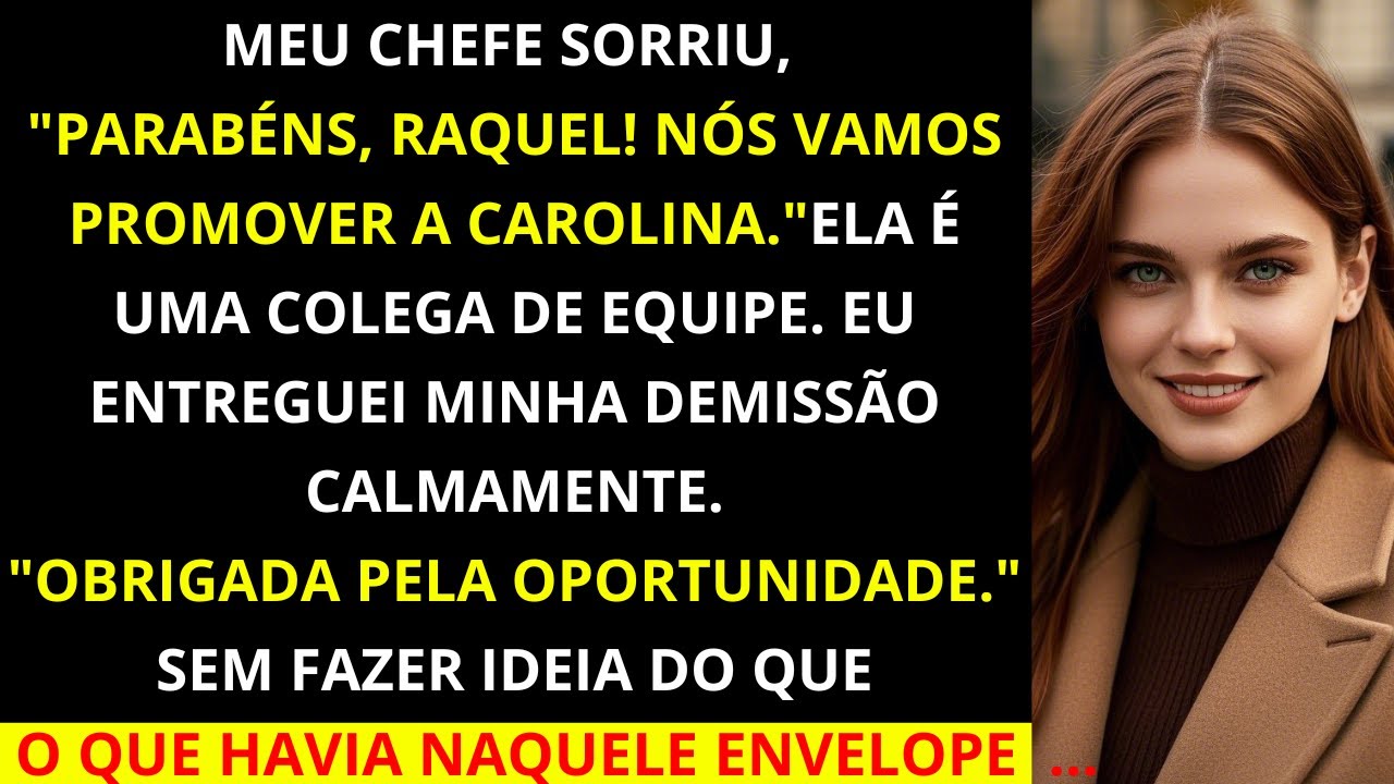 Meu chefe promoveu minha colega preguiçosa em vez de mim. Então ele chegou à última linha da minha..