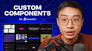 How to Add Pre-Built Components to Your beehiiv Website (Tutorial)