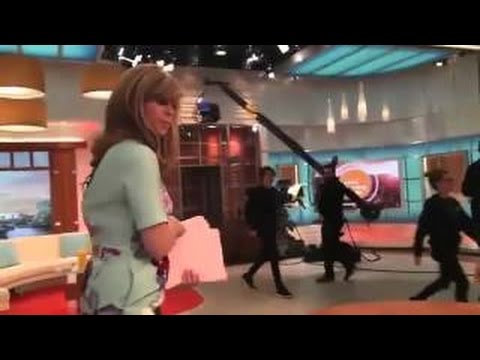 The GMB team being evacuated from ITV Studios due to a fire - GoodMorningBritain OFF AIR!!!