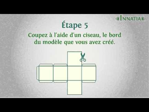 comment construire un cube en papier