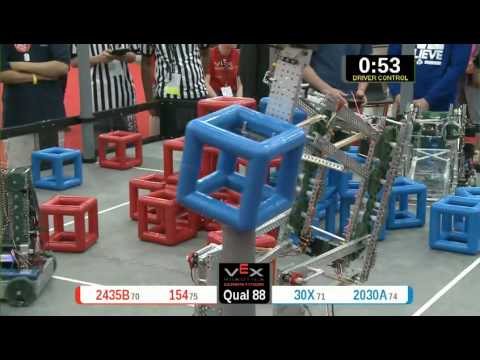 2015 VRC Math Q88 - 2435B 154 vs 30X 2030A - 43 to 31 - VEX Worlds 2015 - Math Division