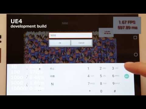 UE4 vs Unity vs Defold - 2D Performance comparison