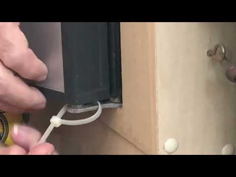 How to fix a sticking Dometic RV fridge door.