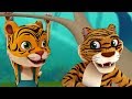 Papa Papa Baagh Papa Tiger Song | Hindi Rhymes for Children | Infobells