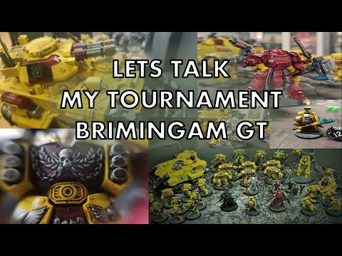 Warhammer 40k Imperial Fists Building a Tournament List. My Army to Birmingham GT
