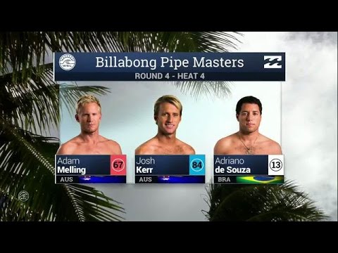 Melling vs Kerr vs de Souza - Round Four, Heat 4 - 2015 Billabong Pipe Masters