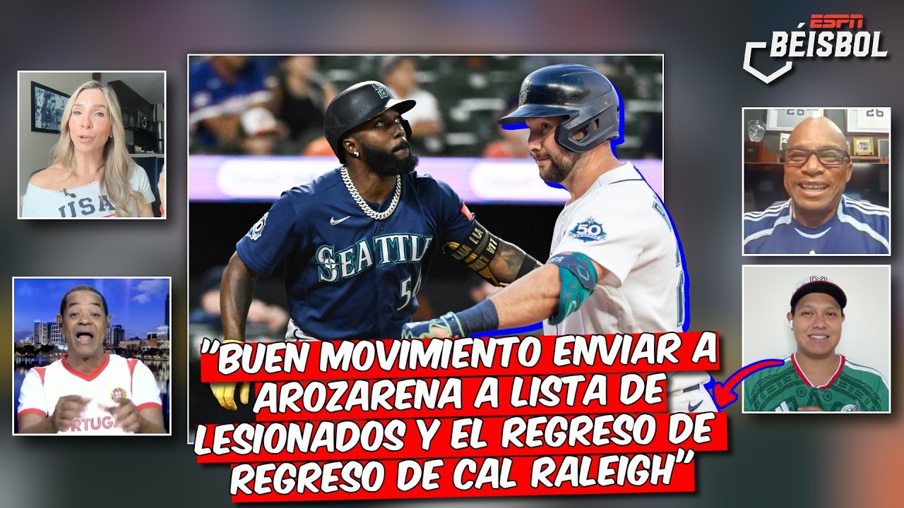 Los MARINERS GOLPEADOS POR LESIONADOS: RALEIGH vuelve, pero se va RANDY AROZARENA | ESPN Beisbol