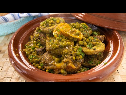 Tagine With Artichokes And Green Peas/ طاجين القوق والبازلاء الخضراء - CookingWithAlia - Episode 861