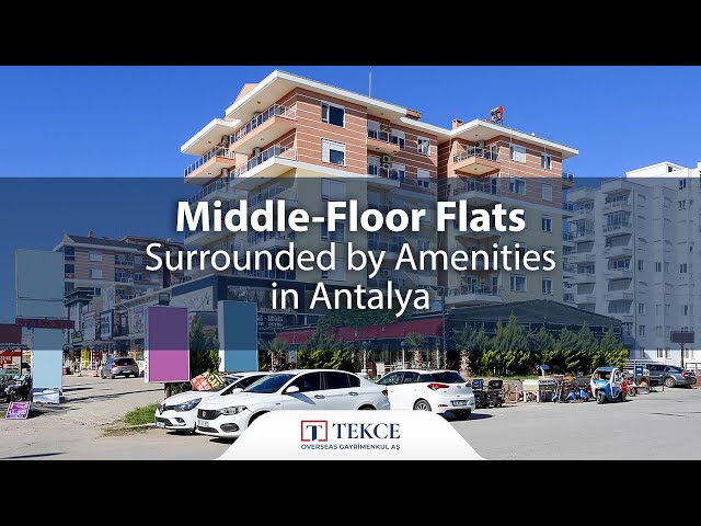 Modern Flats with Sea View 300 mt to the Beach in Aksu Antalya