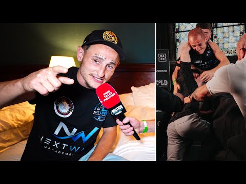 Nitboy during a post-fight interview