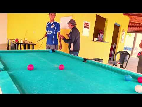 Treino de sinuca na vila ceará serra do mel 